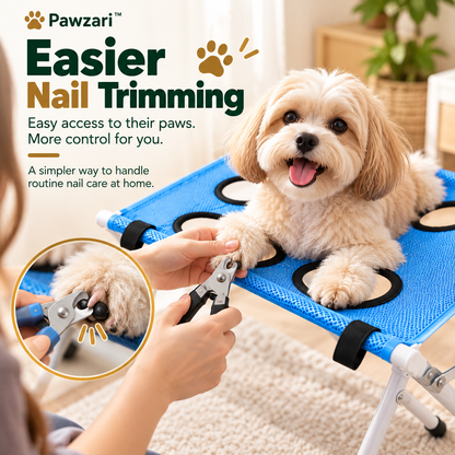 Pawzari™ GroomEase Pro — Foldable Pet Grooming Station