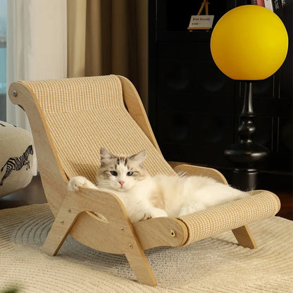 Pawzari™ PurrLounge — Scratch. Stretch. Lounge.