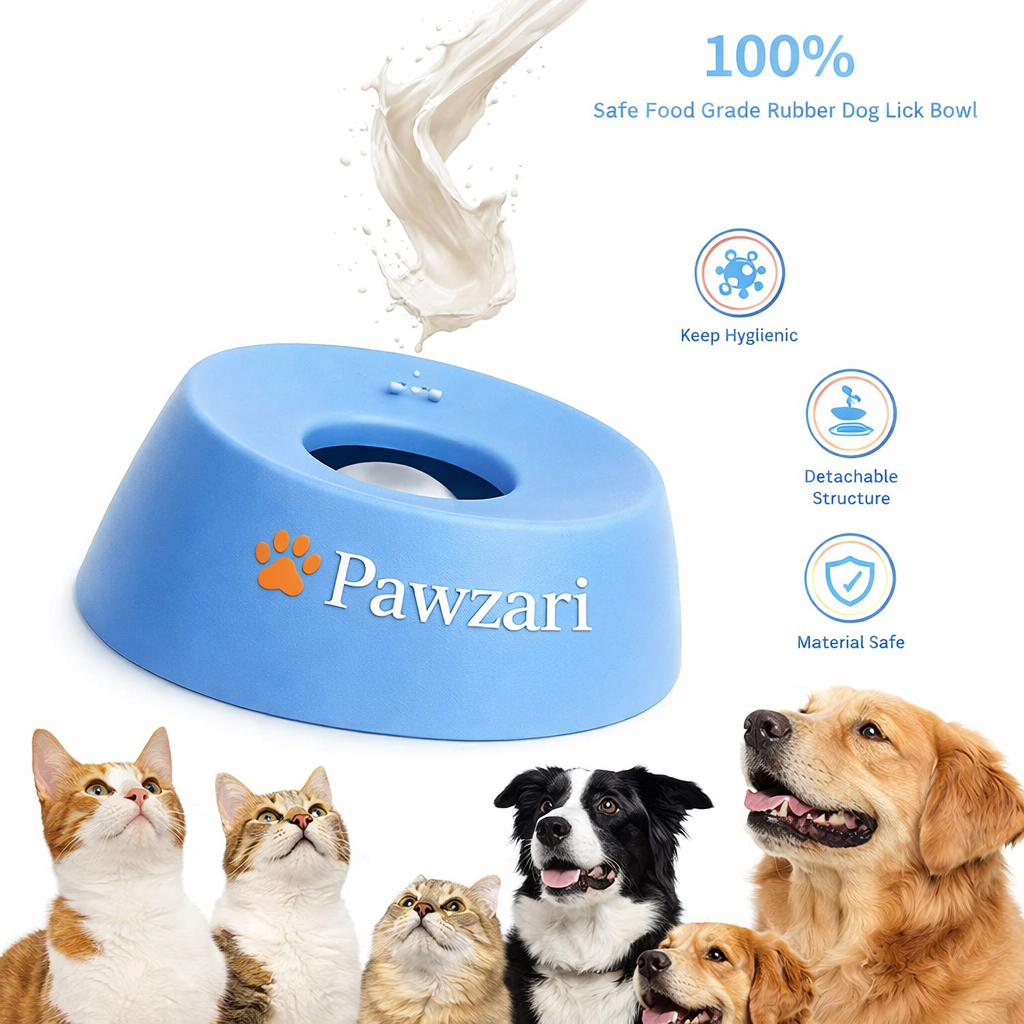 Pawzari™ Slow Feeder Lick Bowl