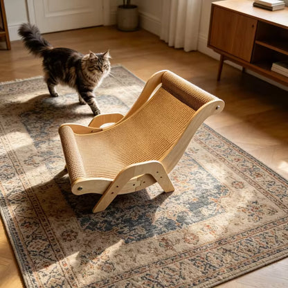 Pawzari™ PurrLounge — Scratch. Stretch. Lounge.