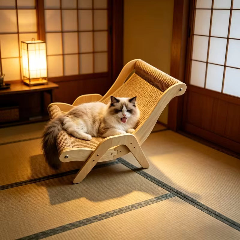 Pawzari™ PurrLounge — Scratch. Stretch. Lounge.