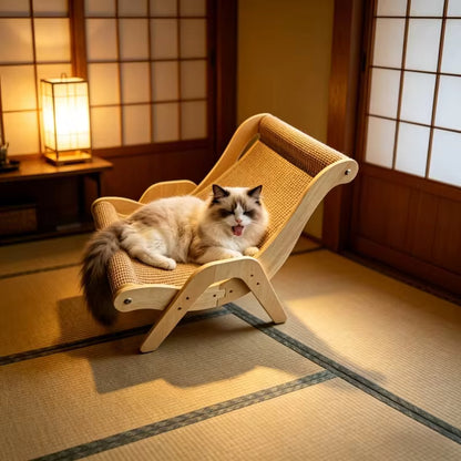 Pawzari™ PurrLounge — Scratch. Stretch. Lounge.