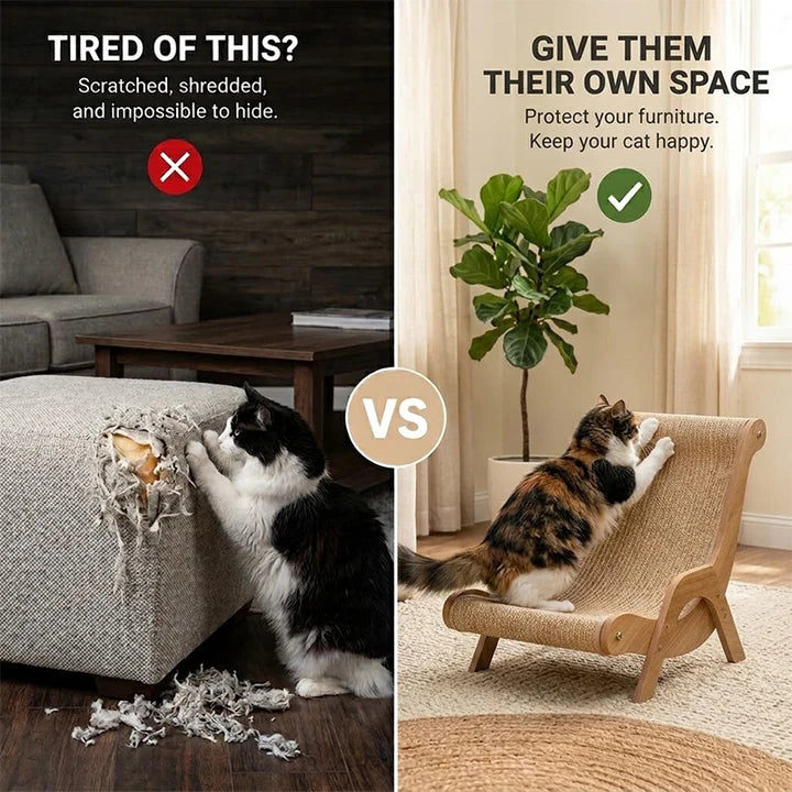 Pawzari™ PurrLounge — Scratch. Stretch. Lounge.