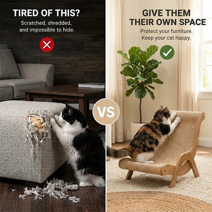 Pawzari™ PurrLounge — Scratch. Stretch. Lounge.