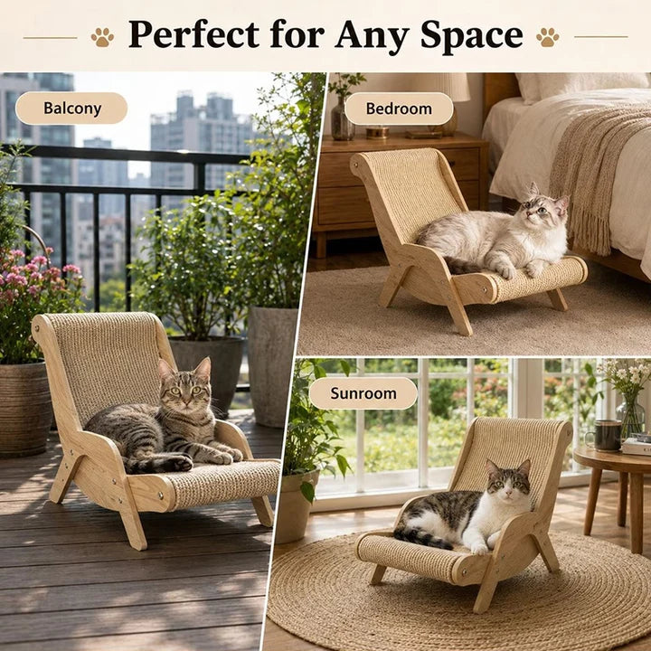 Pawzari™ PurrLounge — Scratch. Stretch. Lounge.