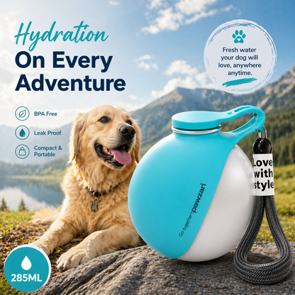 2-in-1 Portable Dog Water Bottle